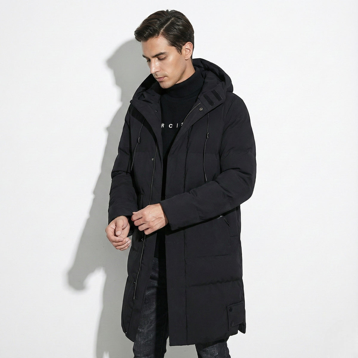 Frank – Long, Water-Resistant Winter Parka with Hood