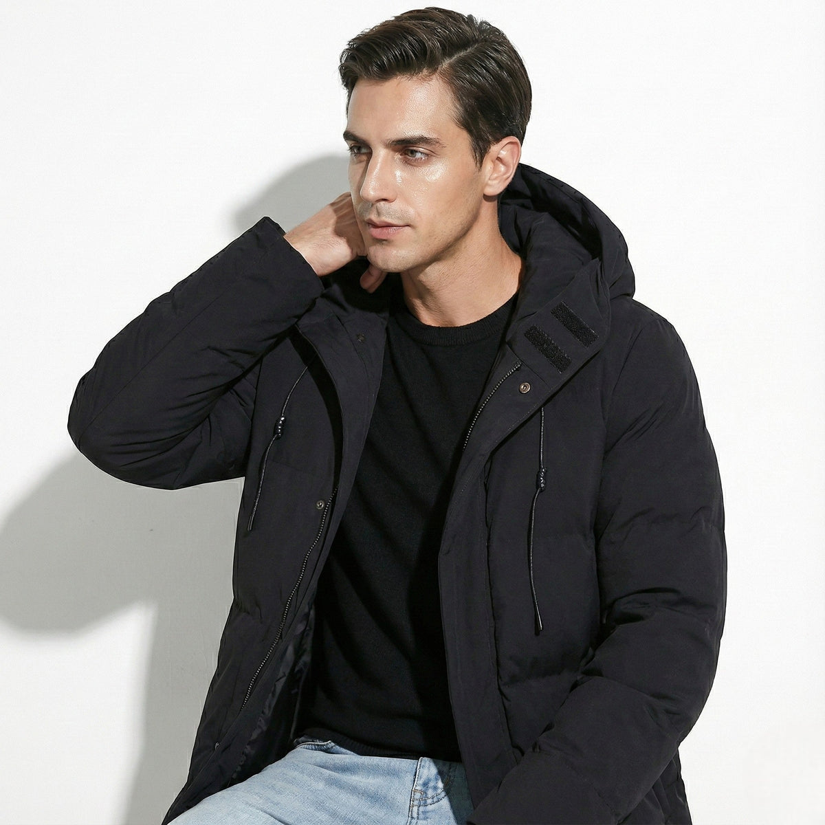 Frank – Long, Water-Resistant Winter Parka with Hood