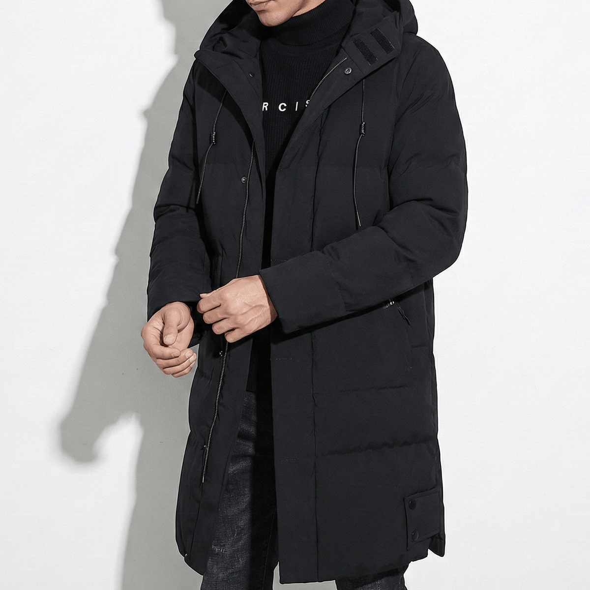 Frank – Long, Water-Resistant Winter Parka with Hood