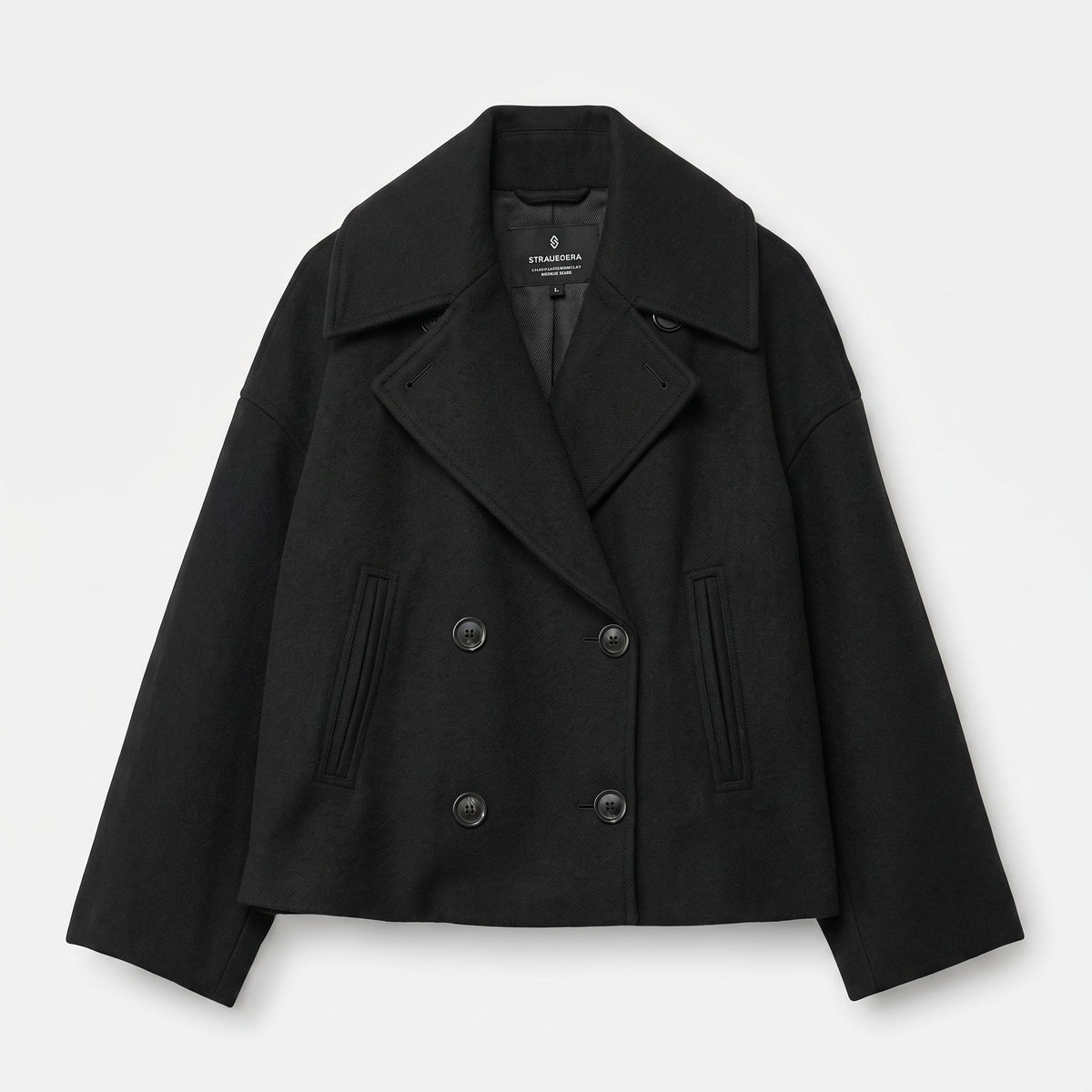 Isabell - Women's Cropped Double-Breasted Transitional Jacket