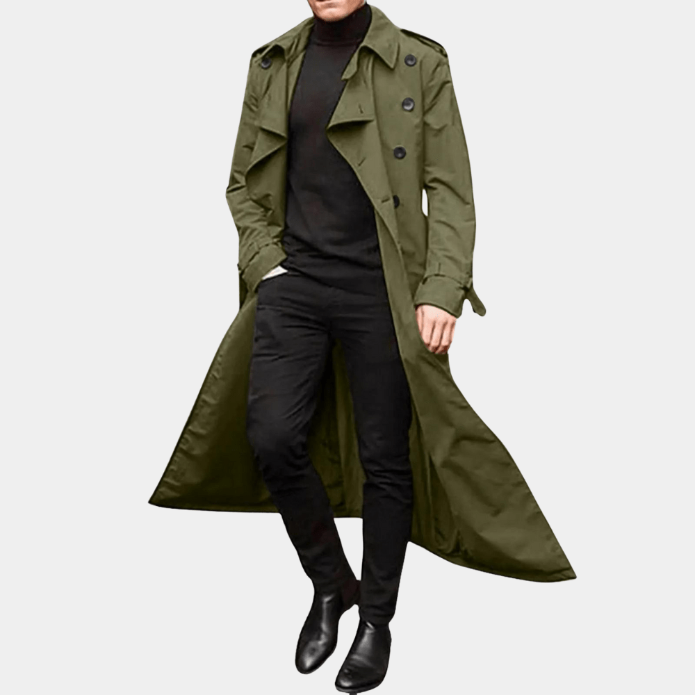 Jonas - Men's Classic Business Trench Coat
