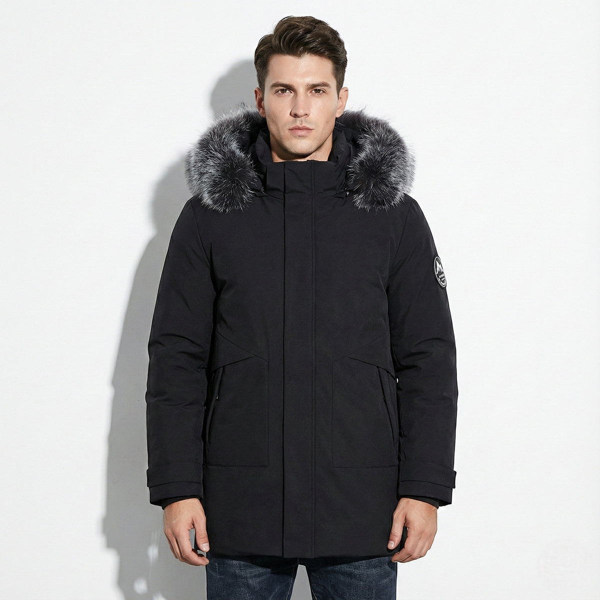 Lukas – Water-Repellent Winter Parka Jacket with Hood