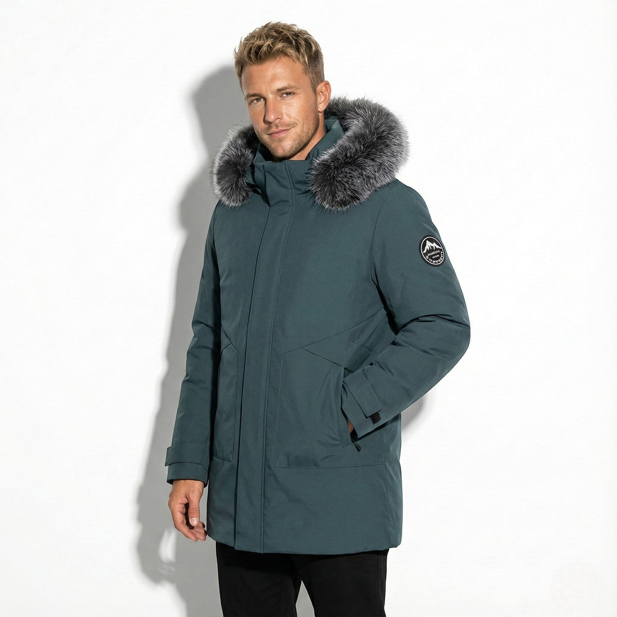 Lukas – Water-Repellent Winter Parka Jacket with Hood
